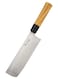 Pro Homepro 7" Nakiri Knife - Precision-Crafted Stainless Steel Blade Wooden Handle Ergonomic Handle Ideal For Veggie Chopping And Slicing