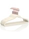 Dot Gift&Acirc;&reg; 10-Pack Beige Kids Velvet Hangers 14" Wide with Copper Rose Gold Hooks - Nursery Clothes Hangers Non Slip Toddler Hangers.
