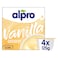 Alpro Vanilla Plant-Based Dessert, 125g Pack of 4