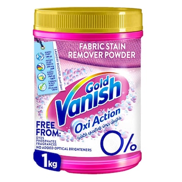 Vanish Gold Oxi Action Fabric Stain Remover Powder 1kg - Coloured &amp; White Clothes