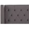 Chelsea Tufted Upholstered Twin Size Bed (120 X 200 CM) Grey Color