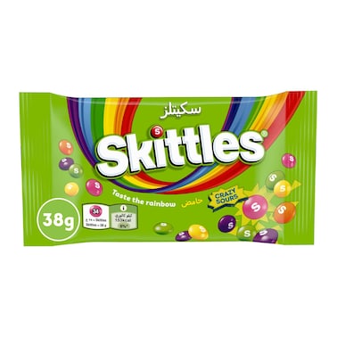 Skittles Crazy Sours Candy 38g