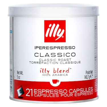 إيلي كلاسيكو كبسولات قهوة الإسبريسو المحمصة الكلاسيكية، 21 كبسولة، 140.7 غرام