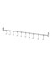 10-Hook Wall-mounted Hanger Silver 580x18x40mm