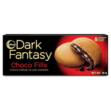 Sunfeast Dark Fantasy Choco Fills Cookies, 75g