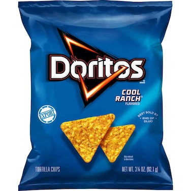 Doritos Cool Ranch Flavoured Tortilla Chips, 92.1g