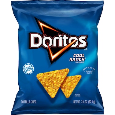 Doritos Cool Ranch Flavoured Tortilla Chips, 92.1g