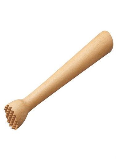 Muddler for Cocktails Durable Wood Ice Crusher Stylish Wooden Mojito Muddler Bar Tool Handy Cocktail Muddler Perfect Masher Kitchen Tool for Garlic Avocado Herbs and Fruits