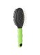 Ferplast Combination brush for cats GRO 5798, Delicate rounded tips, Soft bristles, Ideal for short, medium and long-haired animals, 19,5 x 5,5 x h 5,5 cm