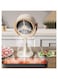 Mini Portable Desktop Range Hood, Small Desktop Range Hood High Wind Range Hood, Portable Kitchen Exhaust Fan for Indoor BBQ, Hotpot and RV, Oil Collection Cup, 5 Filters Included