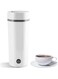Portable Electric Kettle for Travel, Travel Kettle Electric Small Stainless Steel, Portable Fast Water Boiler Automatic Shut-Off 350ML Mini Cup (white)