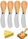Pcs Butter Knife Spreader, Cheese Knife Set Cake Knifes Durable Stainless Steel Butter Knives, Multi-Function Cheese Knives Set Smooth Spreading for Butters, Ideal for Pastry, Sandwich Jam