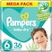 Pampers Baby Dry Diapers with A Touch of Aloe Size 6 13+kg Mega Pack 36 Diapers