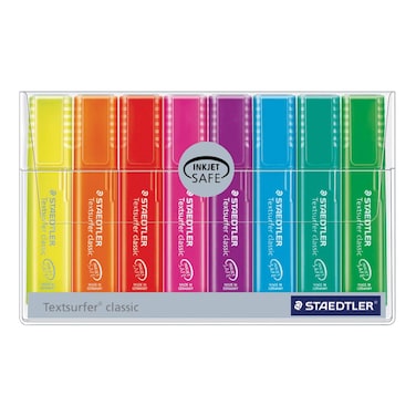 Staedtler Textsurfer Classic Fluo Highlighter Wallet 8 PCS