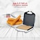 750W Electric Churros Maker Machine with 8 Holes, Non-Stick Coating &amp; Automatic Temp Control (White)