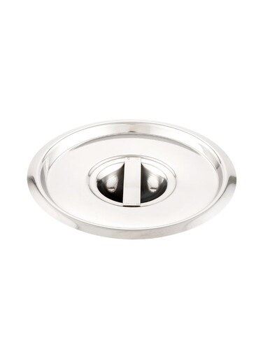 LID ONLY: Met Lux Lid For 3.5 Quart Bain Marie, 1 Stainless Steel Lid For Bain Marie Pot - Built-In Handle, Pot Sold Separately