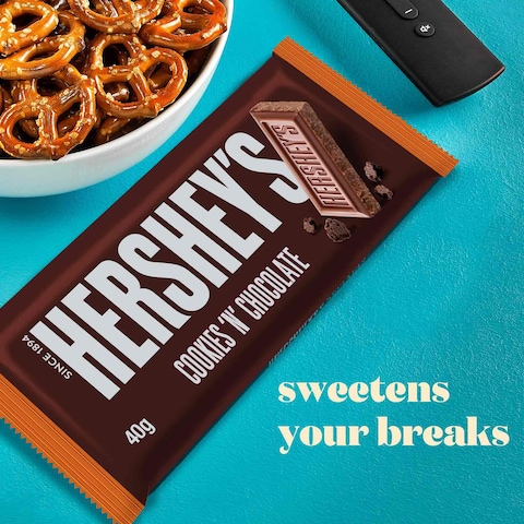 Hershey&#39;s Cookies and Chocolate Bar 40g