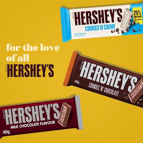 Hershey&#39;s Cookies and Chocolate Bar 40g