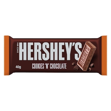 Hershey&#39;s Cookies and Chocolate Bar 40g