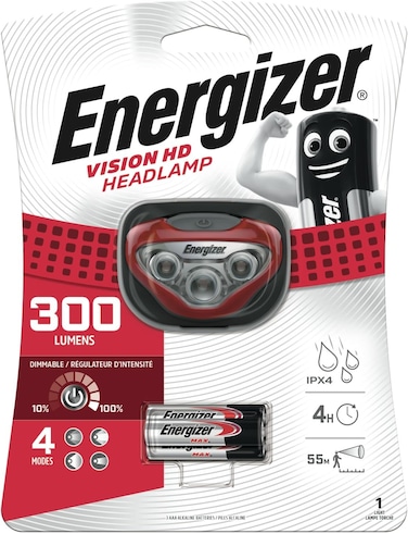 Energizer LED Headlight 300 Lumen Vision HD Headlamp