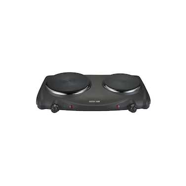 Electric Stove Double Hot Plate 2500W BS Plug 220&ndash;240V 50&ndash;60Hz