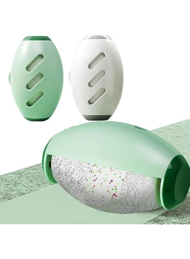 2PCS Reusable Lint Roller Ball, Mini Travel Size Lint Roller for Clothes, Washable Sticky Roller for Clothes, Small Portable Lint Ball Remover for Clothes and Pet Hair (2)