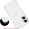 Muzz Crystal Clear Case for iPhone 16 Plus, Silicone, TPU Material, Ultra Thin, Transparent (iPhone 16 Plus)