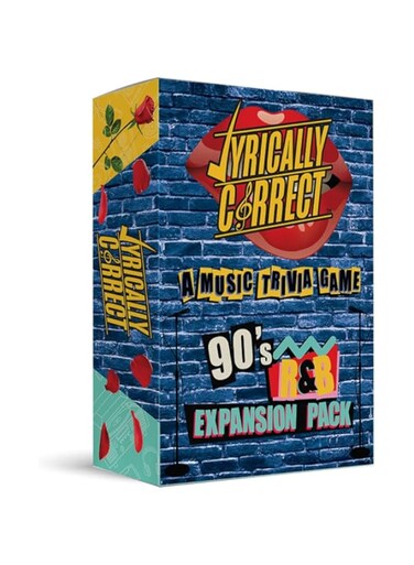 Lyrically Correct 90's Expansion Pack Music Trivia Card Game  Multi-Generational Family Gatherings, Adult Game Night and Fun Trivia
