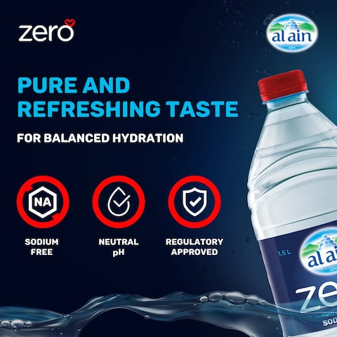 Al Ain Zero Sodium Free Drinking Water 1.5L
