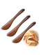 3Pcs Butter Knife Spreader Wooden Essential Tableware Knives Handmade Eco-Friendly Natural Wooden Cheese Knife Butter Knives Essential Tableware Knives for Breakfast for Cutting Butter Cheese