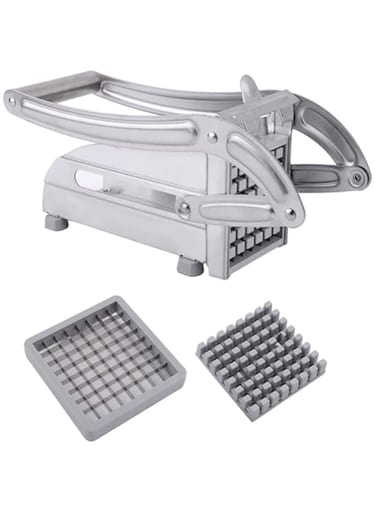 Dubai Gallery Stainless Steel French Fries Slicer Silver 26X12X9.5Centimeter