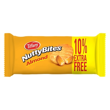 Tiffany Nutty Bites Almond Biscuits, 72g