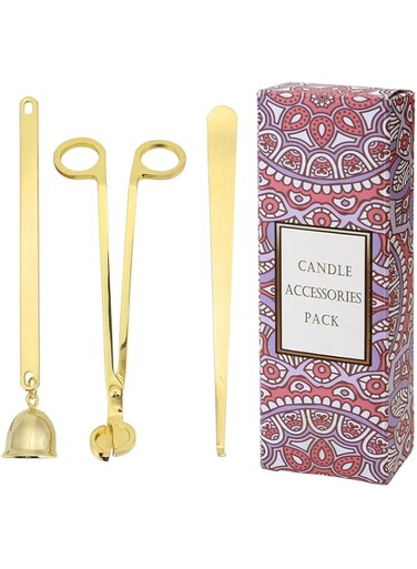 Yoption 3-in-1 Candle Accessory Set Gold AGUS178