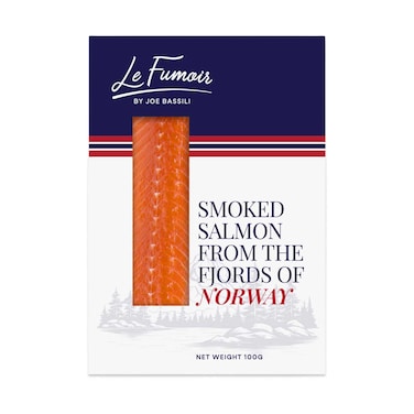 Le Fumoir Norwegian Smoked Salmon, Ready to Eat, 100g