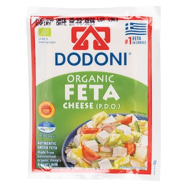 Dodoni Organic Feta Cheese, 200g