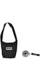 TecheiTulip Reusable Foldable Shopping Bag Folding Grocery Bag Crossbody Shoulder Bag Reusable Grocery Bag, Foldable Portable Supermarket Shopping Bag Nylon Grocery Tote Roll Up in Small Case