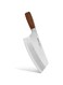 Fissman Kitchen Cleaver Knife 8'' with Steel Pommel, Vegetable Kitchen Cleaver Knife Fenrir Series, X30Cr13 Stainless Steel, Ergonomic Handle, Razor-Sharp Knife, Multi-Purpose Knife slicing, dicing