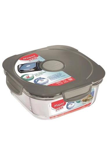 Picnik Adult Lunch Box Glass Grey