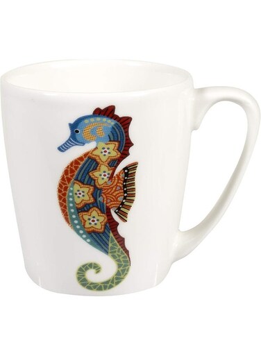 Churchill Queen's, Paradise Fish Seahorse, Mug 300ml, Made in England