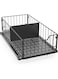Simple Houseware Pull Out Cabinet Sliding Basket, Black