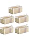Clothes Storage Box Stackable Storage Bins Foldable Storage Bags, Closet Organizer Baskets Cube, Clothes Storage Containers for Organizing Bedroom, Closet, Clothing, Toys, Office, Nursery (5 Pack)