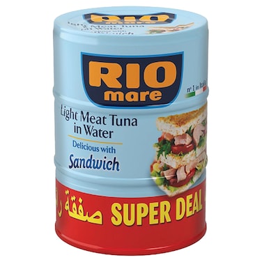Rio Mare Tuna in Water, 160g Pack of 3