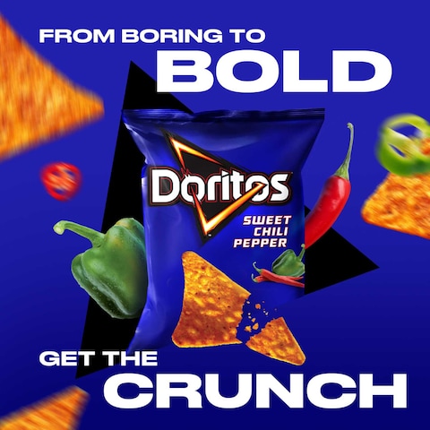 Doritos Sweet Chili Tortilla Chips 21g Pack of 12
