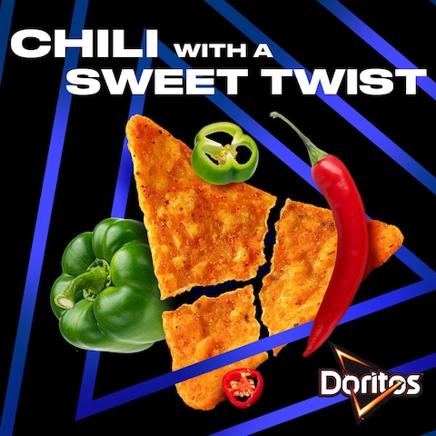 Doritos Sweet Chili Tortilla Chips 21g Pack of 12