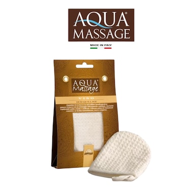 Aqua Massage Makeup Remover Mitt &ndash; Microfiber for Deep Exfoliation, Gentle Cleansing