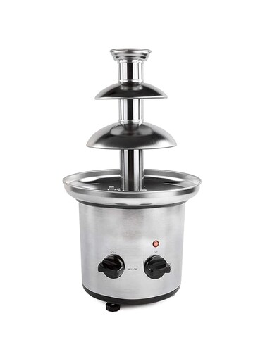 3 Tier Chocolate Fountain, Adjustable Temperature, Stainless Steel Fondue Machine, Fountain for Kids &amp; Parties.