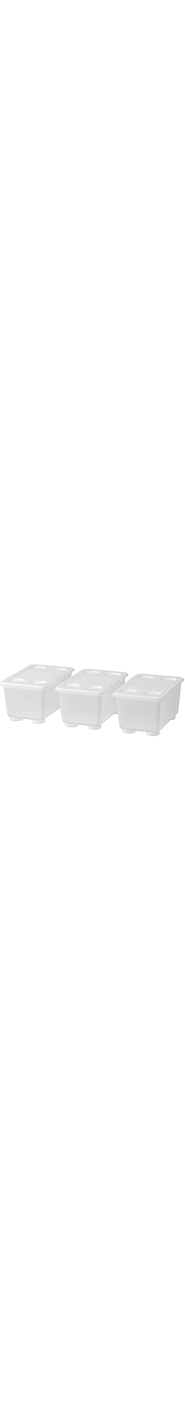 Ikea Glis Box with lid Clear 6 &frac34;x4 404.661.48