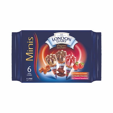 London Dairy Minis Ice Cream, 60ml Pack of 6