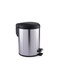 Home Simple Soft Close Step Bin 5L D20.3x29.3cm - Chrome