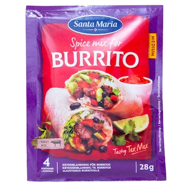 Santa Maria Spice Mix For Burrito 28g